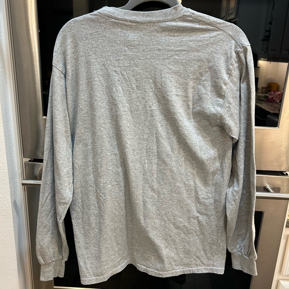 Bohemian cowgirl Gray Graphic Long Sleeve Tee size MED GUC - Picture 3 of 3